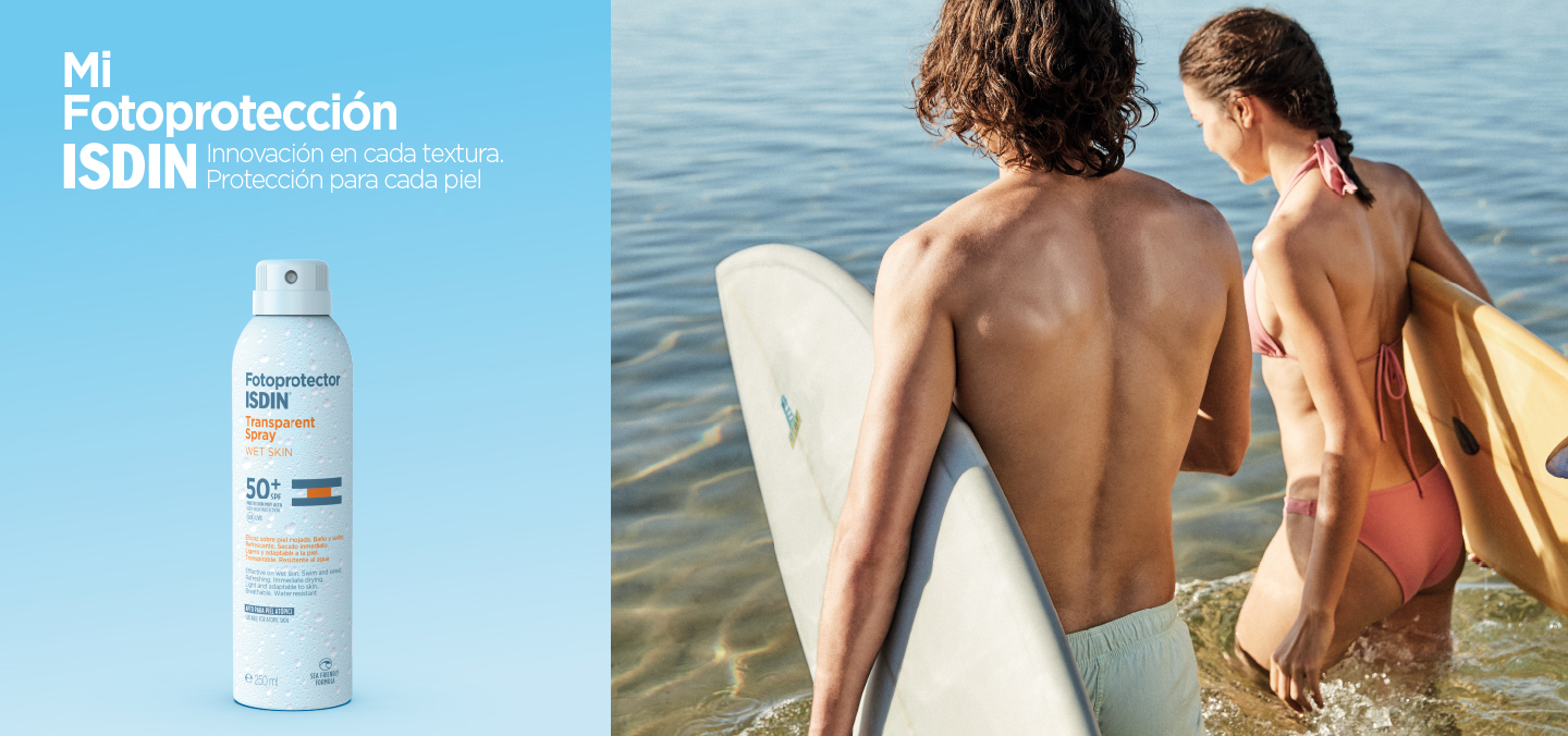 Fotoprotector ISDIN Transparent Spray  Transparent Spray WET SKIN