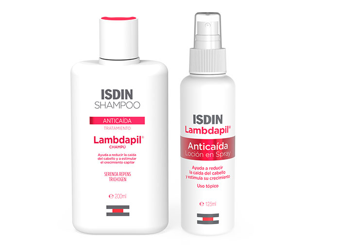 Lambdapil Anticaída gama de productos para detener la de cabello y fortalecer las uñas ISDIN