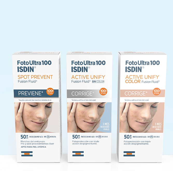 FotoUltra ISDIN Spot Prevent y Active Unify