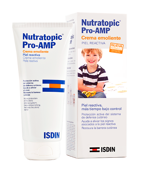 Nutratopic Pro-AMP crema emoliente piel reactiva