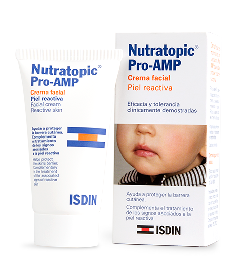 Nutratopic Pro-AMP crema facial piel reactiva