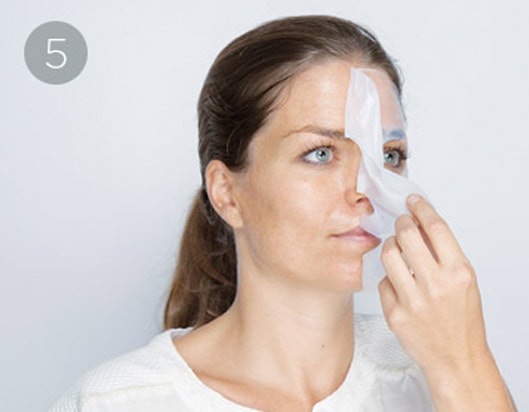 5 Paso de cómo aplicar Maskream