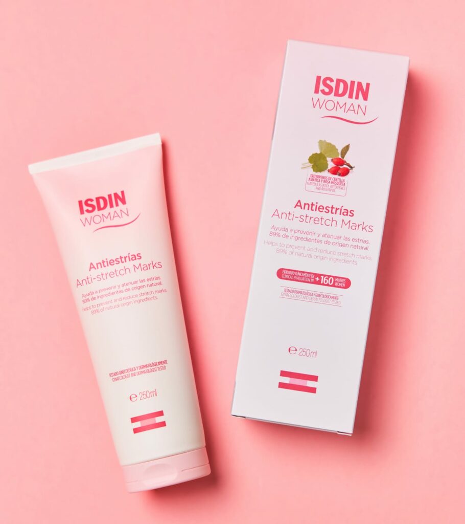 Crema anti estrías isdin. Cosméticos para embarazadas