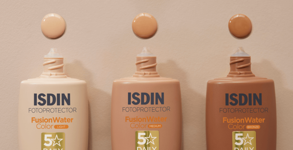Fusion Water Color fotoprotector solar facial maquillaje