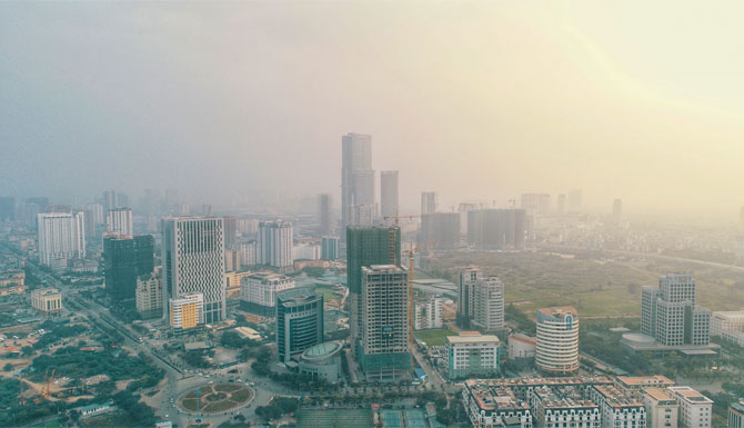 contaminación ciudad