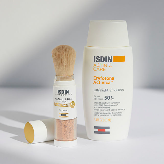 Isdin Mineral Brush and Eryfotona actinica