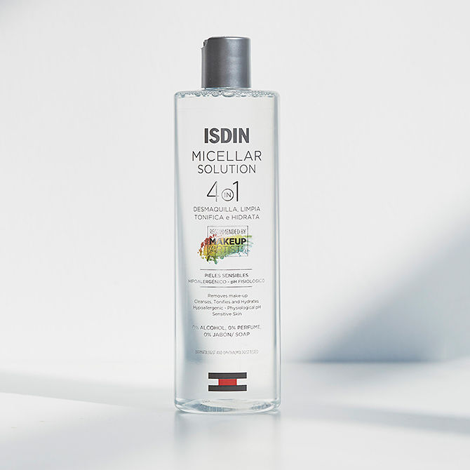 Isdin Micellar Solution to hidrate your skin after cleansing