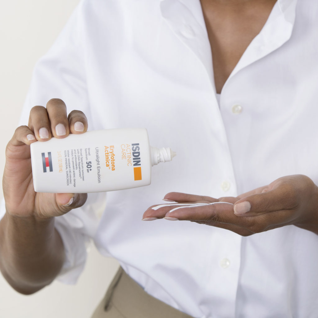 Using Eryfotona Actinica in a photoaging routine