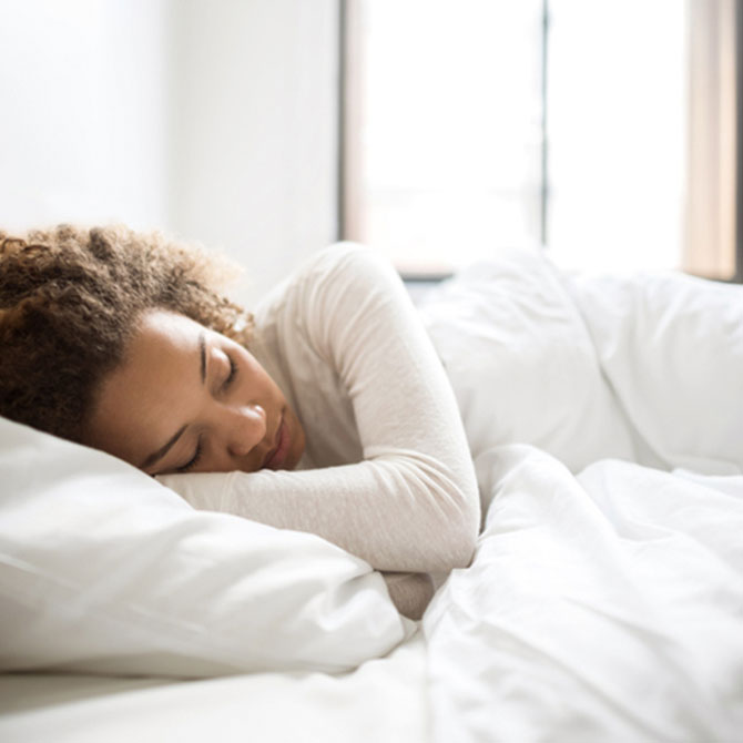 sleep better to get rid of puffy eyes