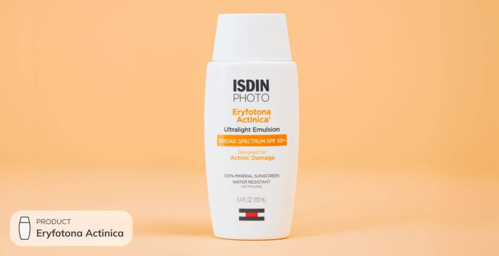 ISDIN broad spectrum sunscreen for dry skin