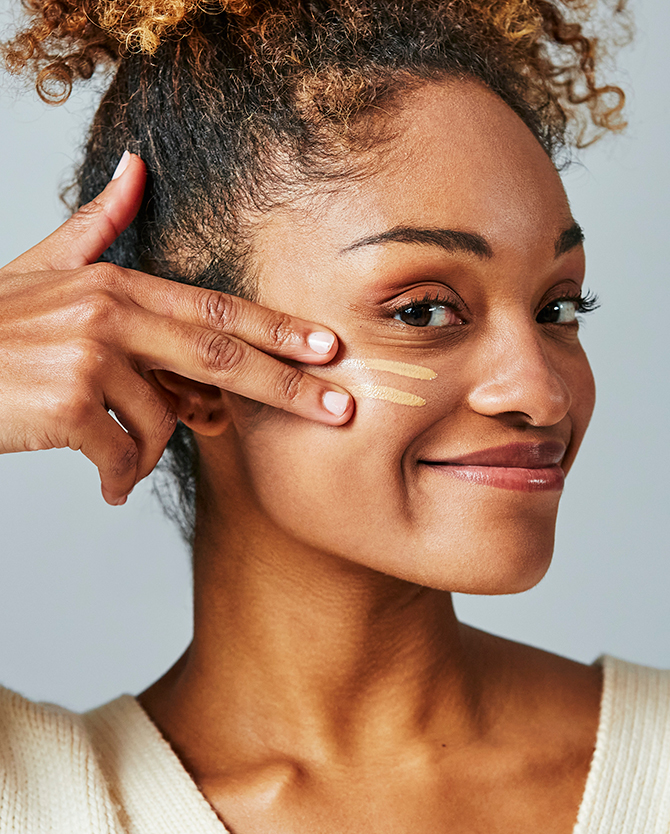 Texture of dermatologist recommended sunscreen