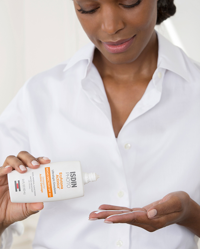 sunscreen in skincare routine for dry dehydrated skin