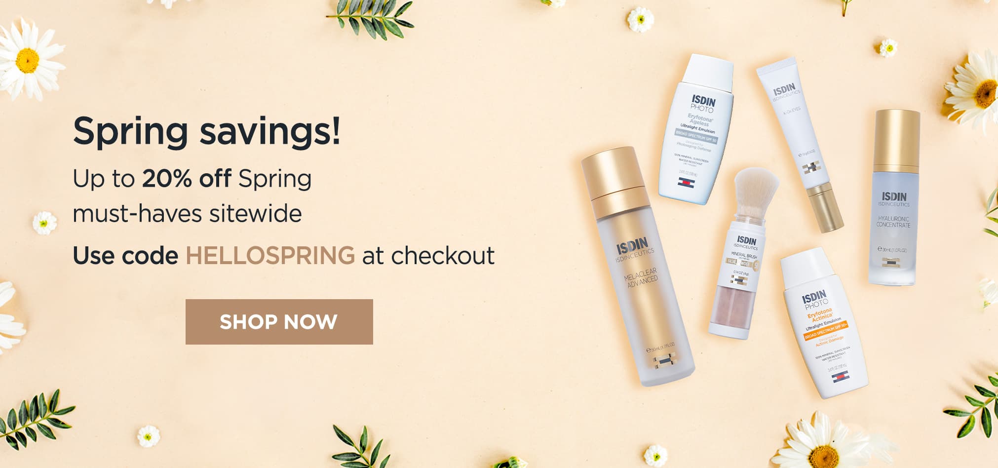 skincare spring sale