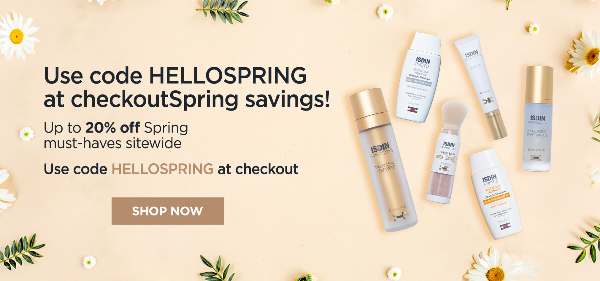 skincare spring sale