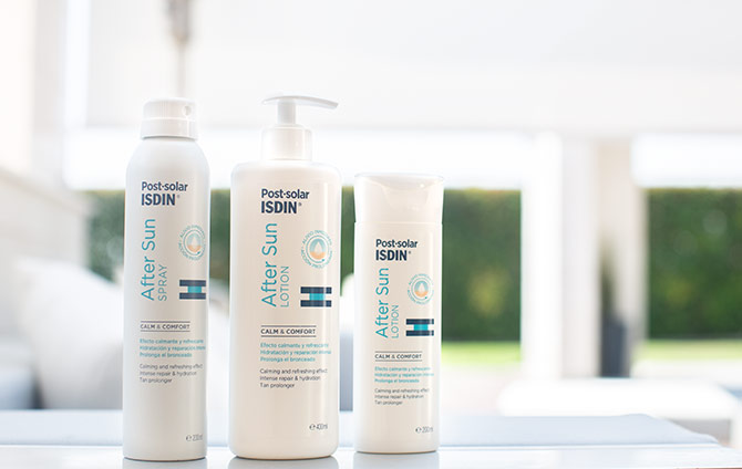after sun quemaduras solares