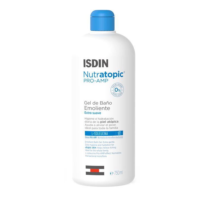 piel del bebé gel baño emoliente