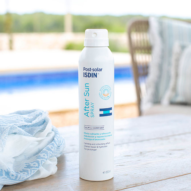 After sun para la piscina