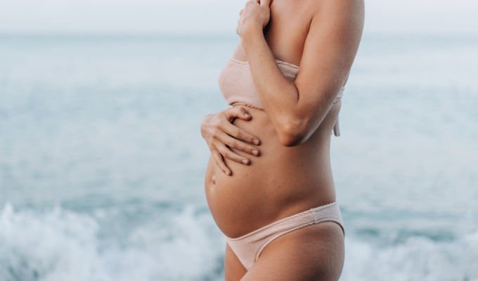 tomar el sol embarazada