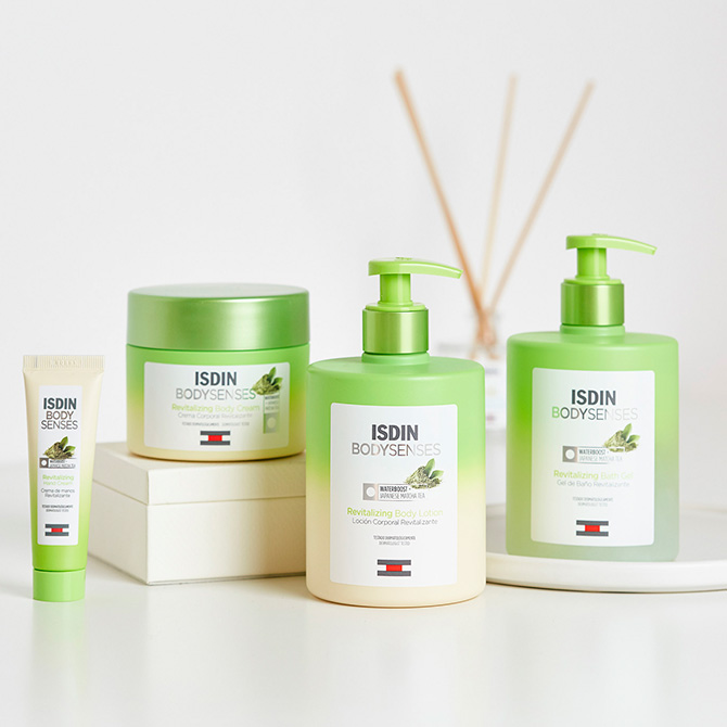 Gama Bodysenses Revitalizante con té verde matcha
