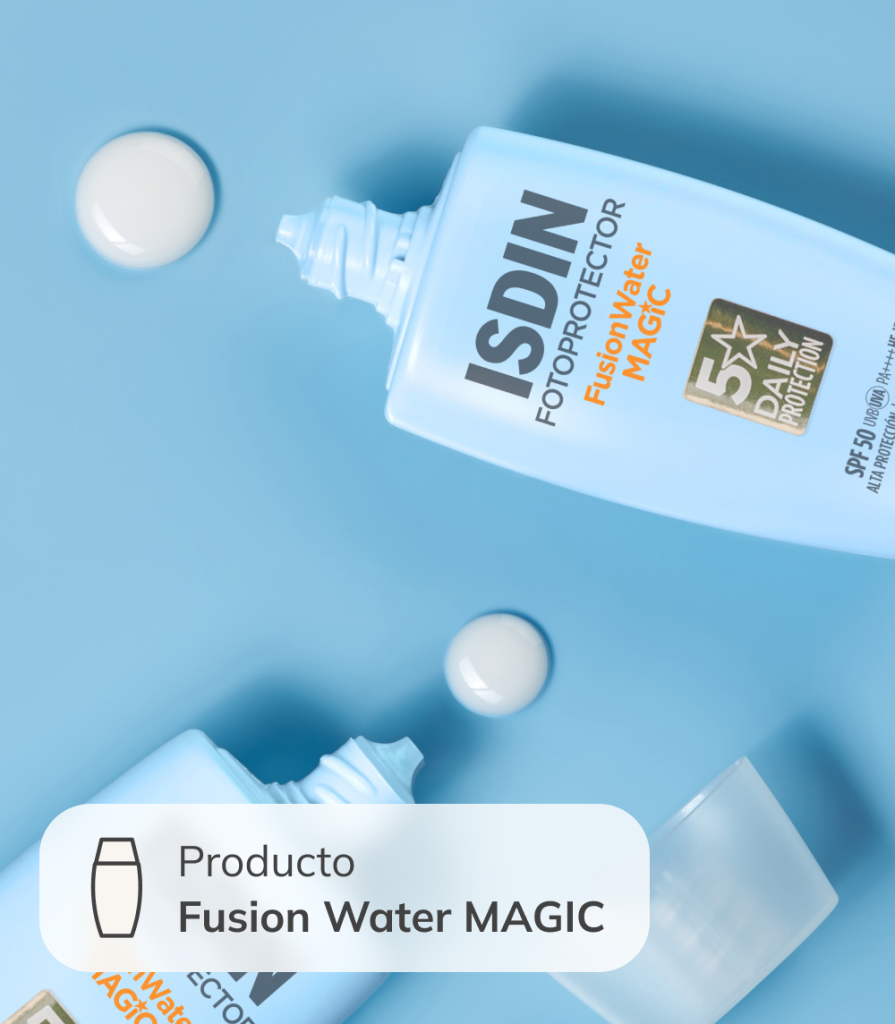 fotoprotector fusion water magic de ISDIN