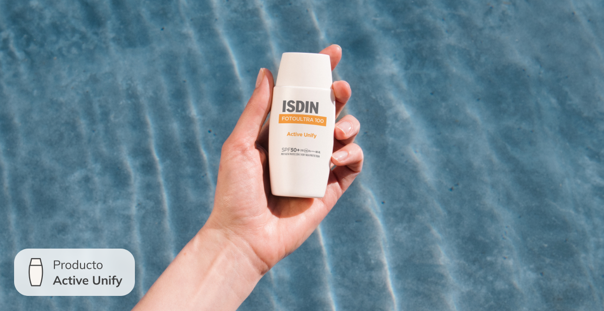 protector solar antimanchas isdin active unify