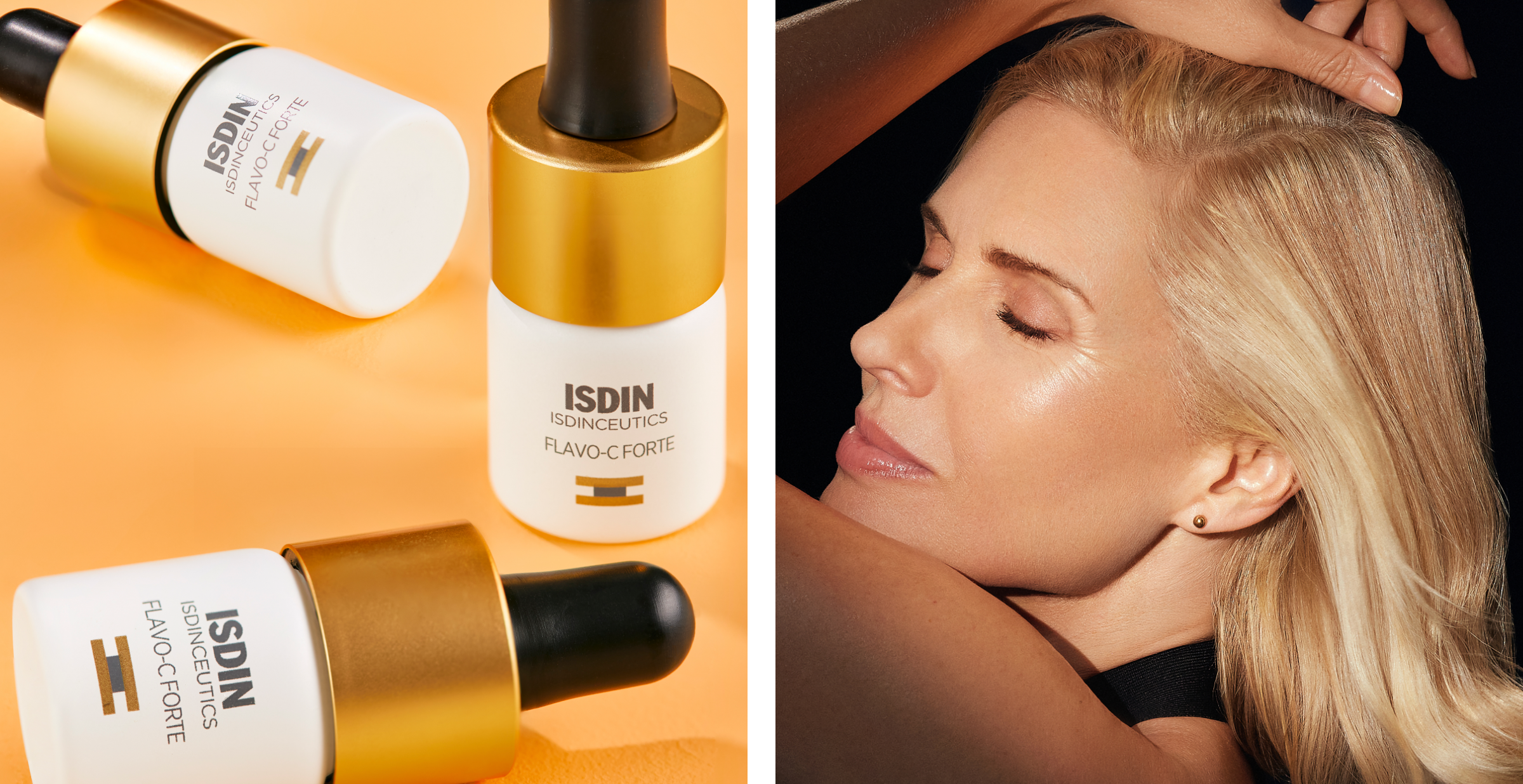 sérum con vitamina C de isdin genial para preparar la piel antes de evento