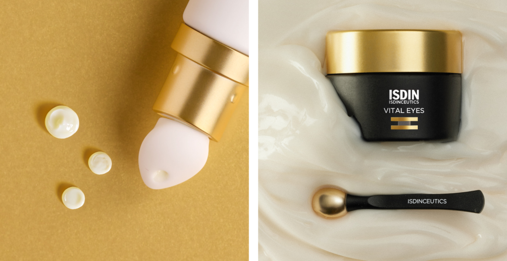 Contorno de ojos ISDIN Vital Eyes con aplicador metálico y textura cremosa