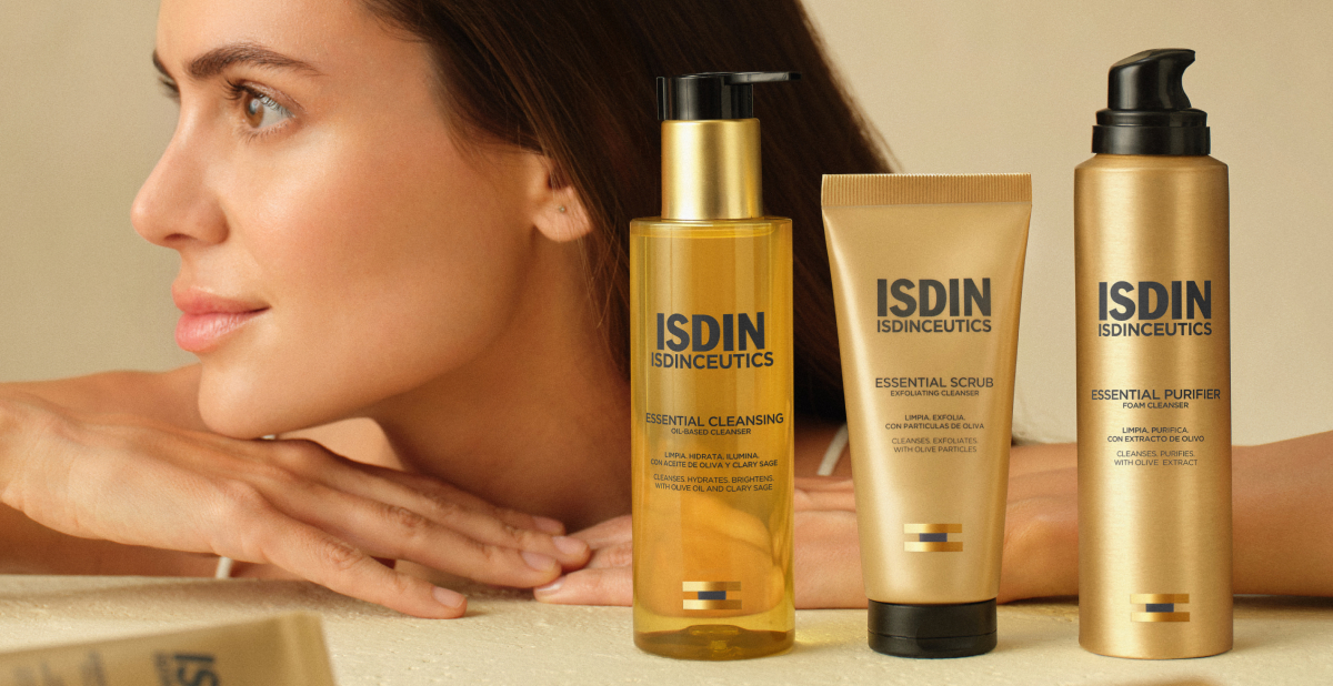 gama de limpiadores de isdin