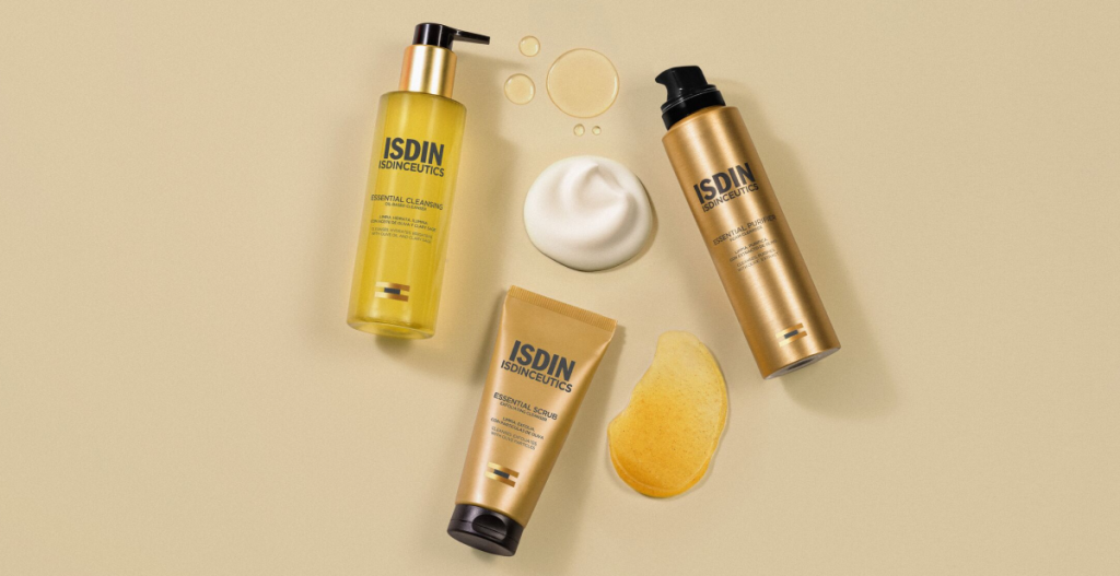 limpiadores isdinceutics para rutina de skincare de doble limpieza