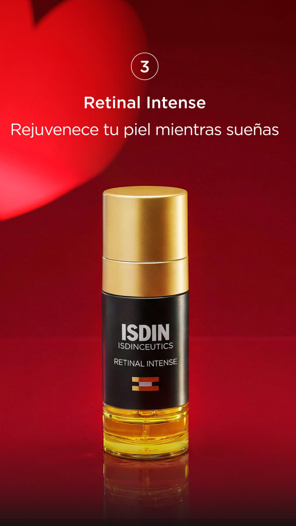 Sérum facial Retinal Intense de ISDIN para renovar la piel durante la noche