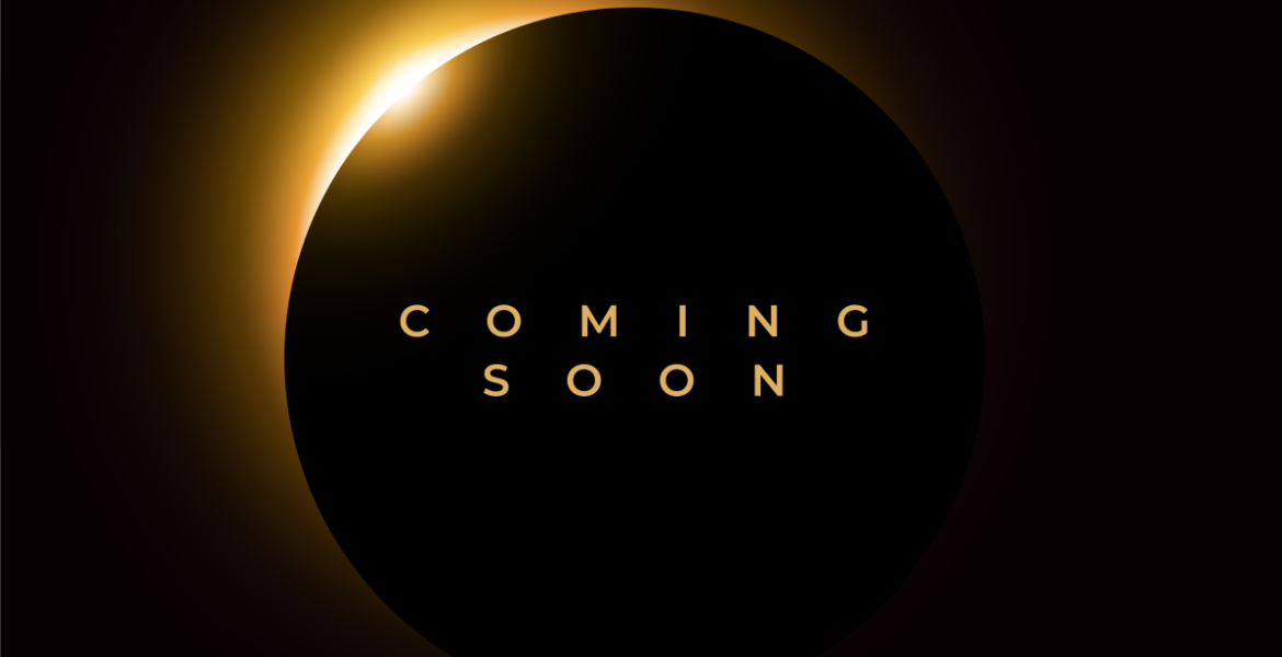 Representación artística de un eclipse solar con la Luna cubriendo parcialmente el Sol