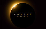 Representación artística de un eclipse solar con la Luna cubriendo parcialmente el Sol