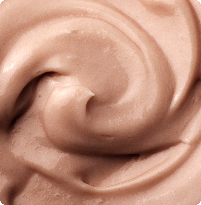 Textura cremosa de cosmético para el cuidado de arrugas y líneas de expresión