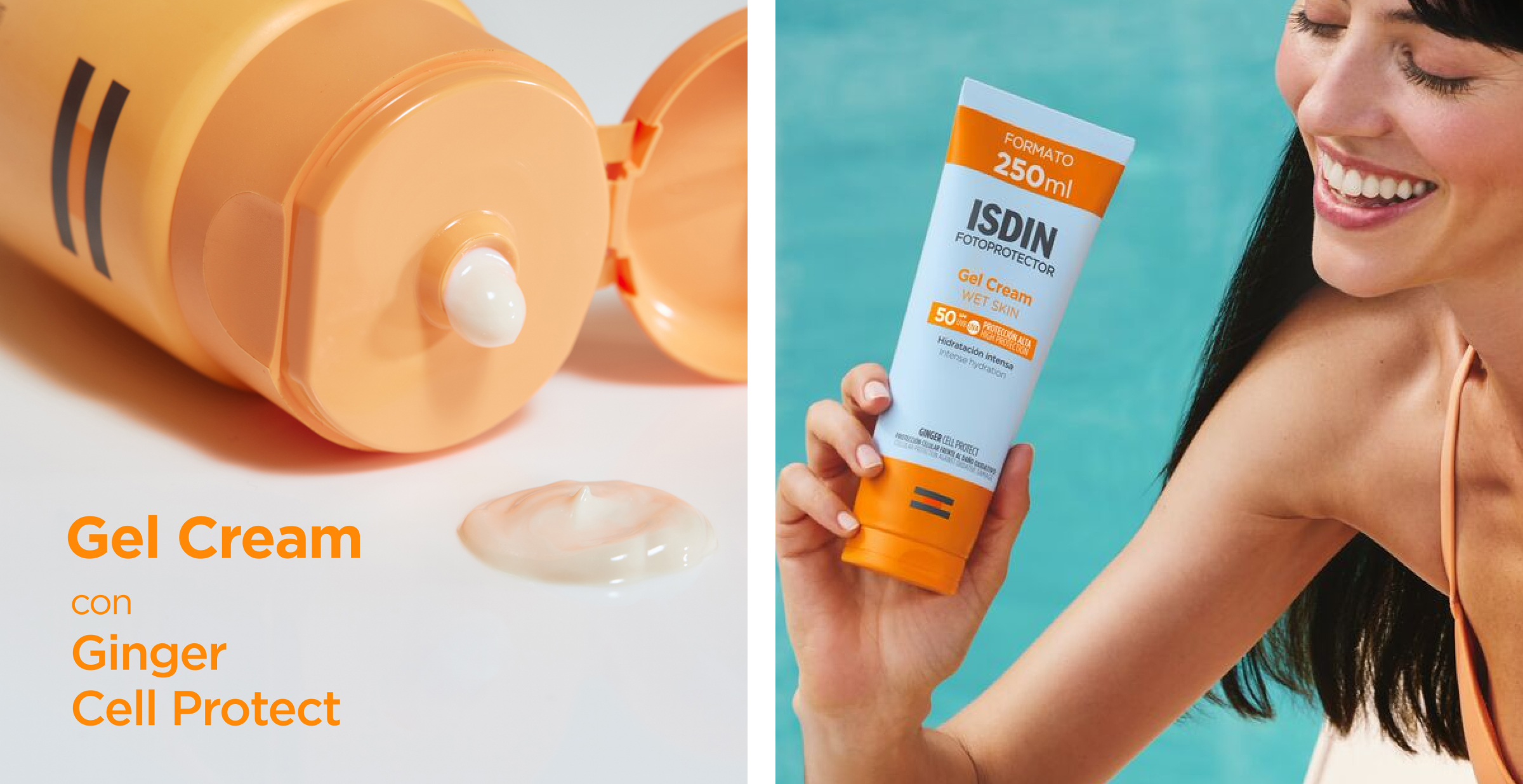 Producto + Textura Gel Cream