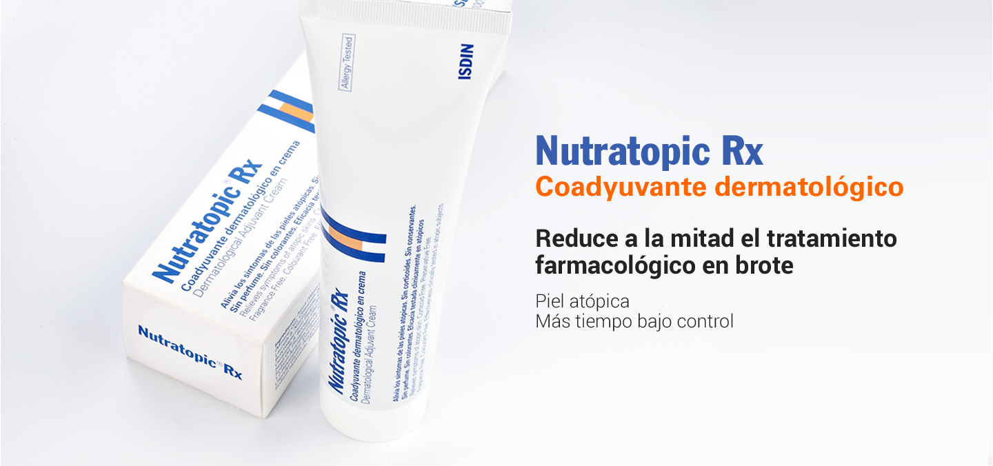 Nutratopic Rx Alivia la dermatitis atópica durante un brote ISDIN