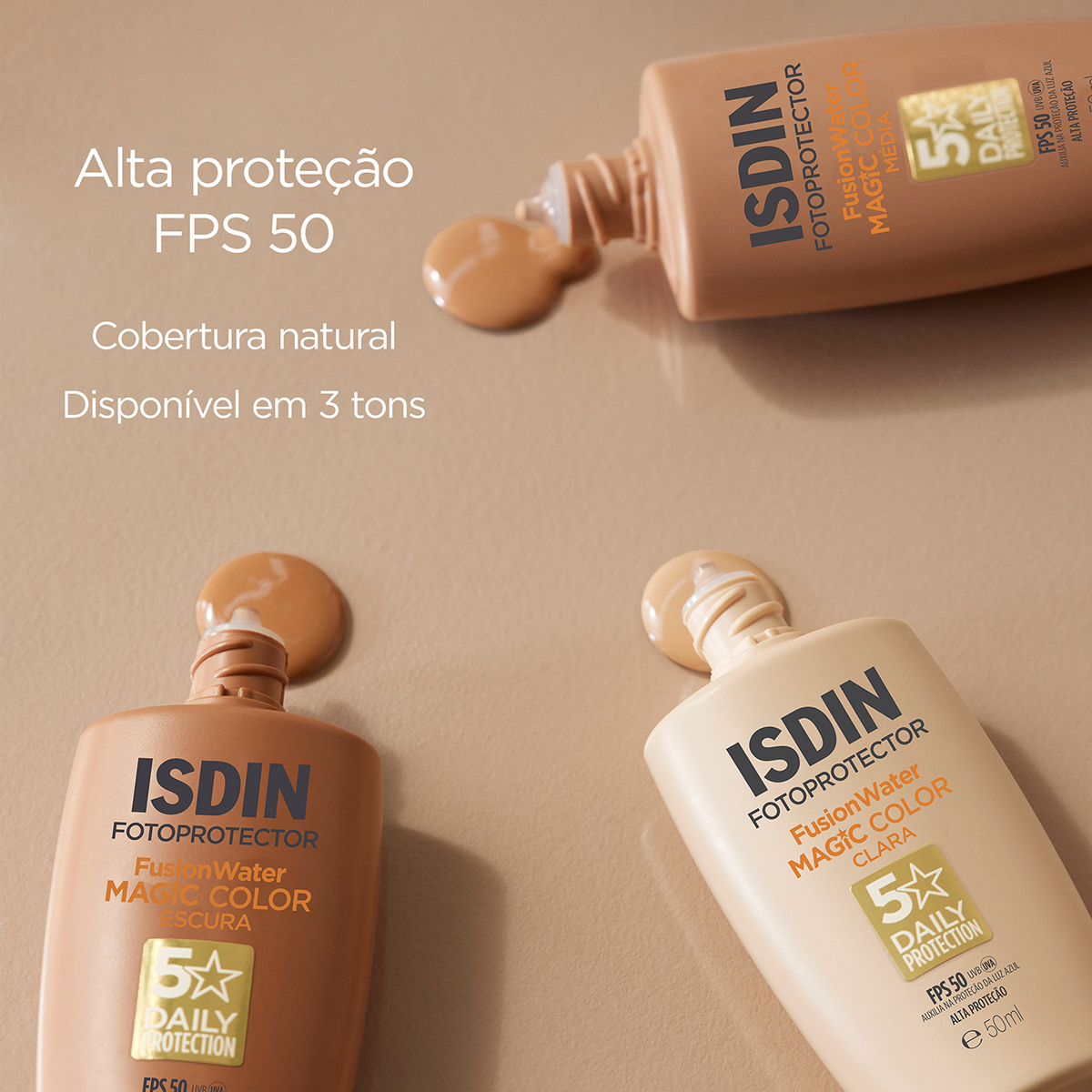 Isdin Mat Color Fotoprotector ISDIN Fusion Water MAGIC Color Clara FPS 50 | ISDIN