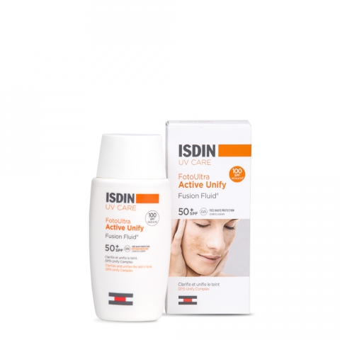 Foto Ultra 100 ISDIN Active Unify Fusion Fluid SPF 50+