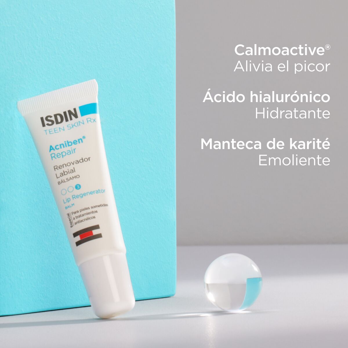 Isdin Reparador Labial Bálsamo con Ácido Hialurónico, 10 ml