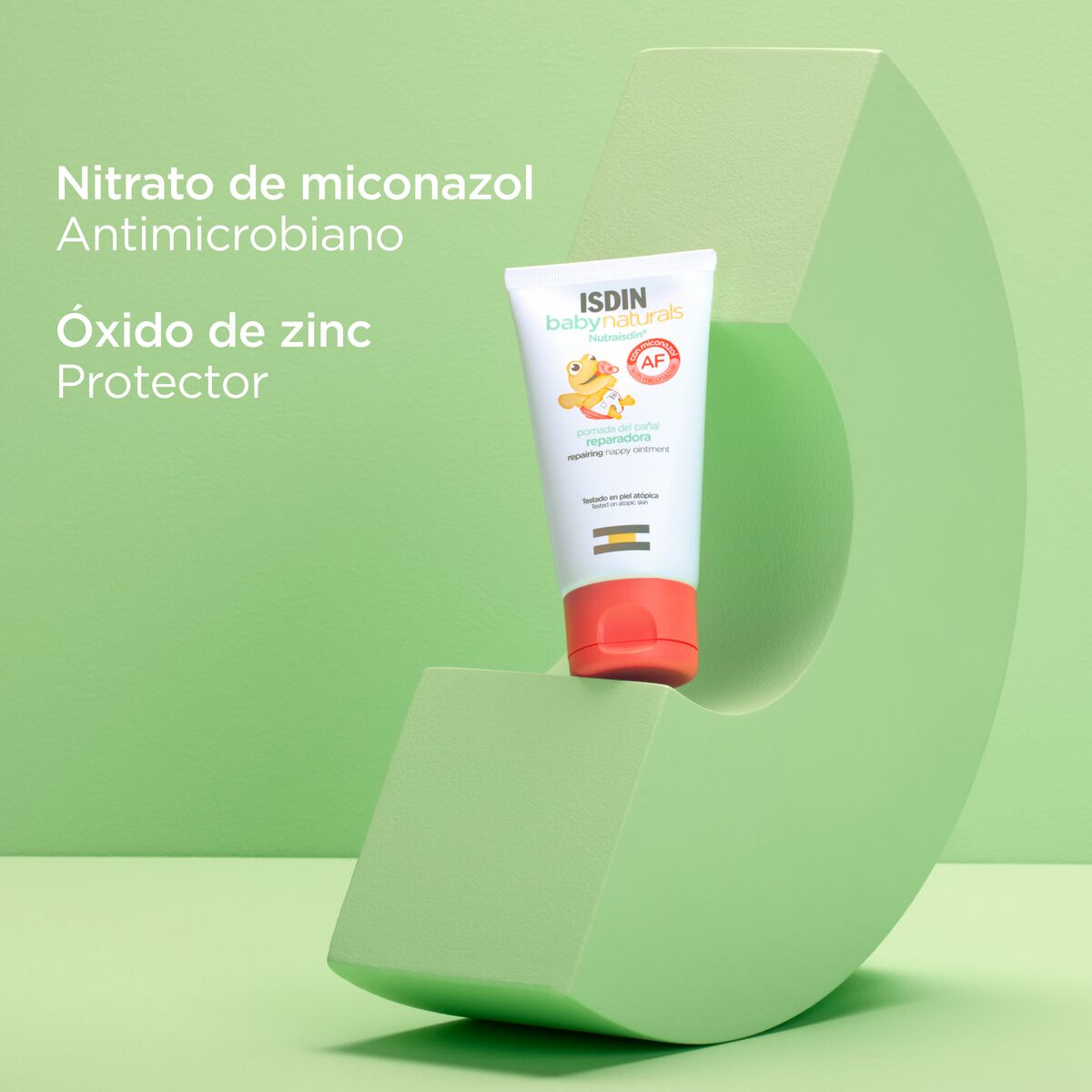 Pomada para la dermatitis del pañal Isdin Babynaturals: Protección y  regeneración natural para la piel del bebé.