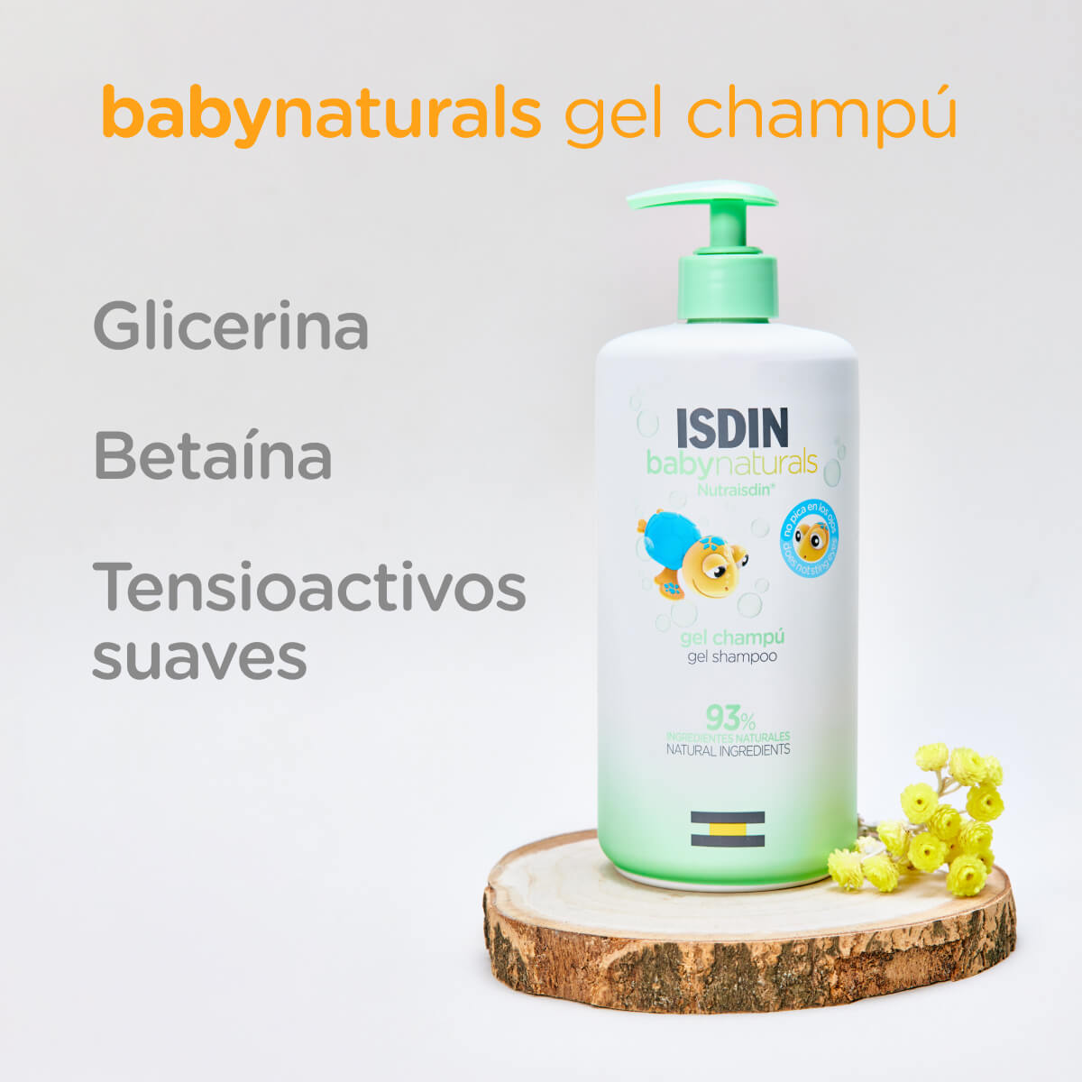 Isdin Baby Naturals Gel-Champú 400 ml