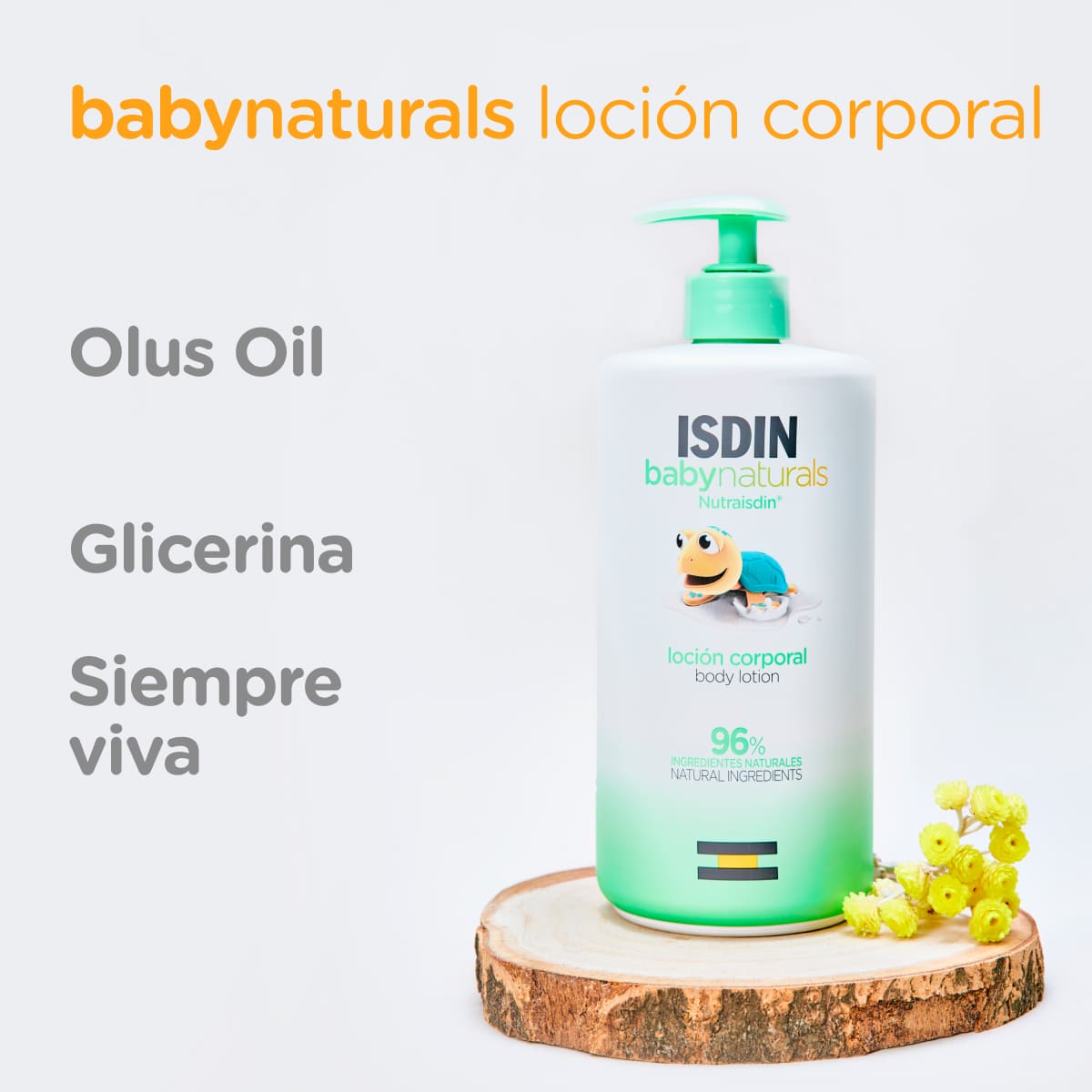 ISDIN Baby Naturals Body Lotion 400ml