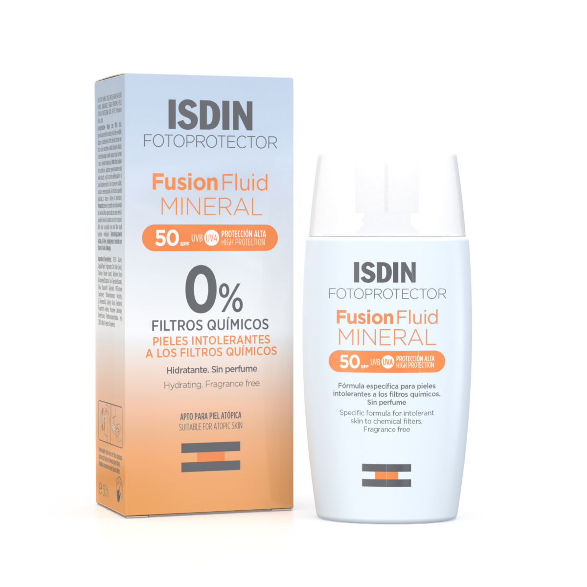 Fotoprotector ISDIN Fusion Fluid MINERAL SPF 50 | ISDIN