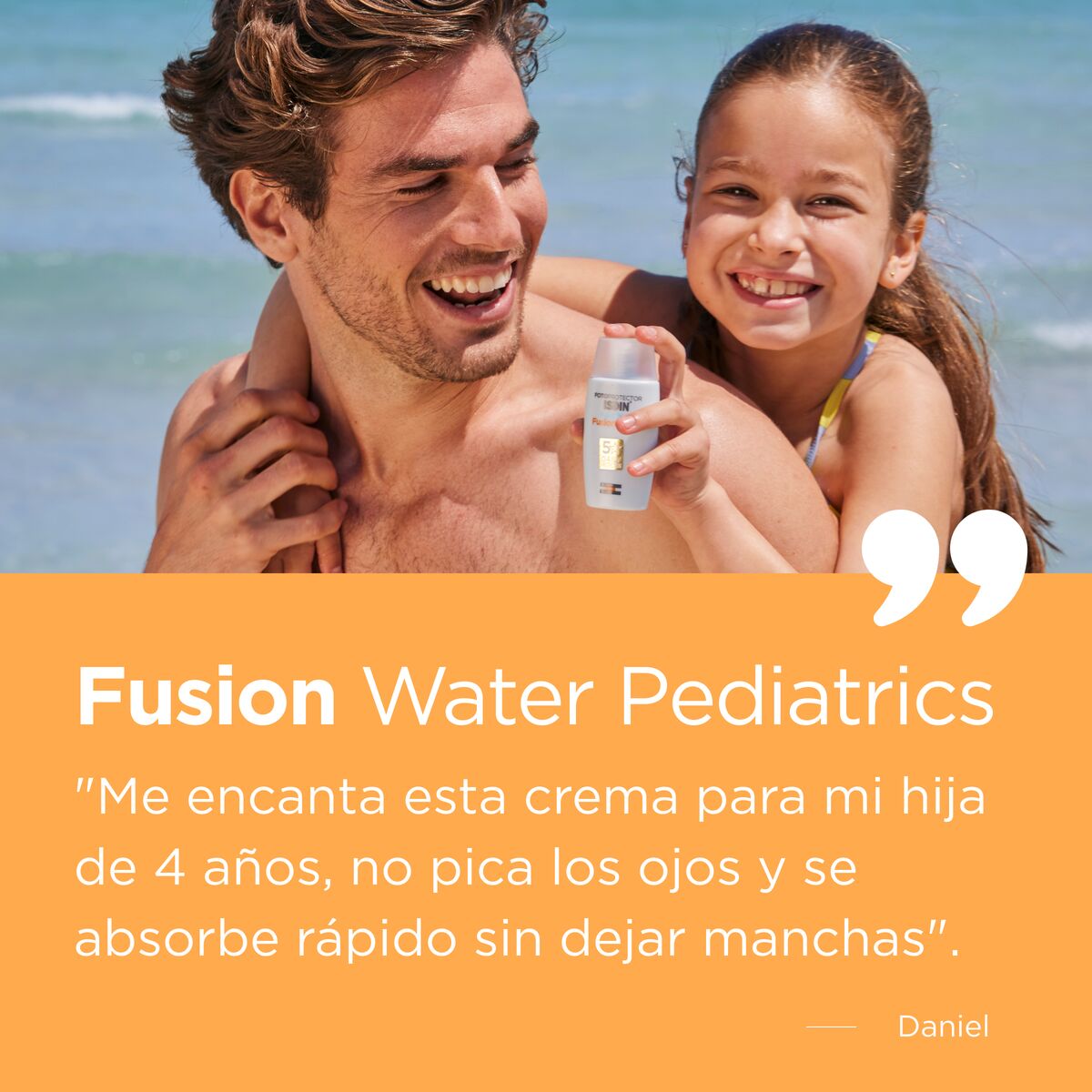 Fotoprotector ISDIN FusionWater Pediatrics SPF 50+