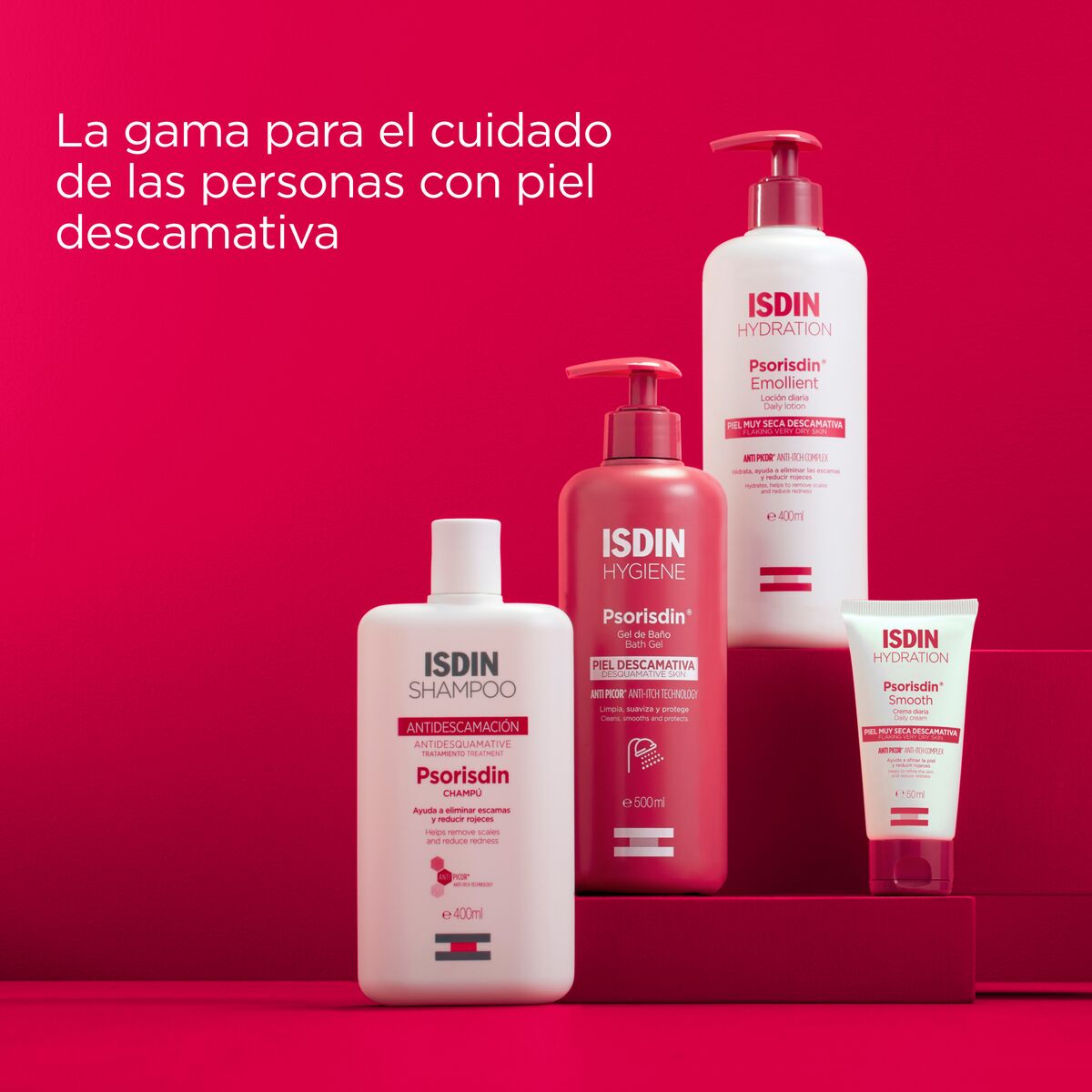 ISDIN Shampoo Antidescamación Psorisdin Champú