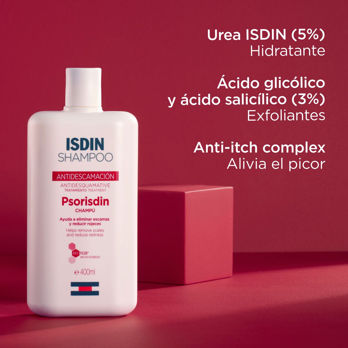 Psorisdin Control Champú, para la psoriasis en cuero cabelludo