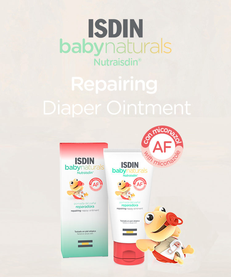 Pomada para la dermatitis del pañal Isdin Babynaturals: Protección y  regeneración natural para la piel del bebé.