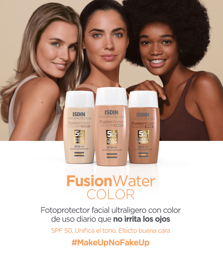 Perú Tomar represalias Anterior Fotoprotector ISDIN Fusion Water Color Medium SPF 50 | ISDIN