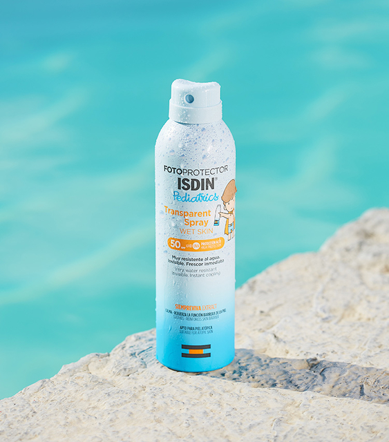 Isdin ISDIN Spray Transparente Protetor Solar Pele Molhada FPS 50 250 ml