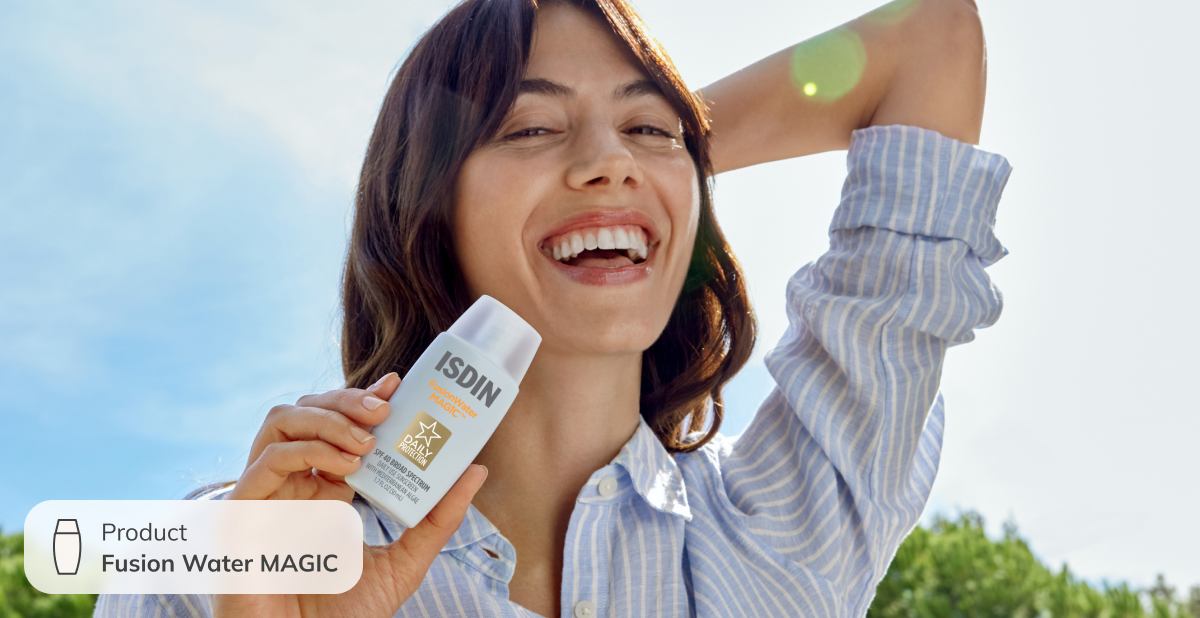 Hydrating sunscreen Fusion Water MAGIC