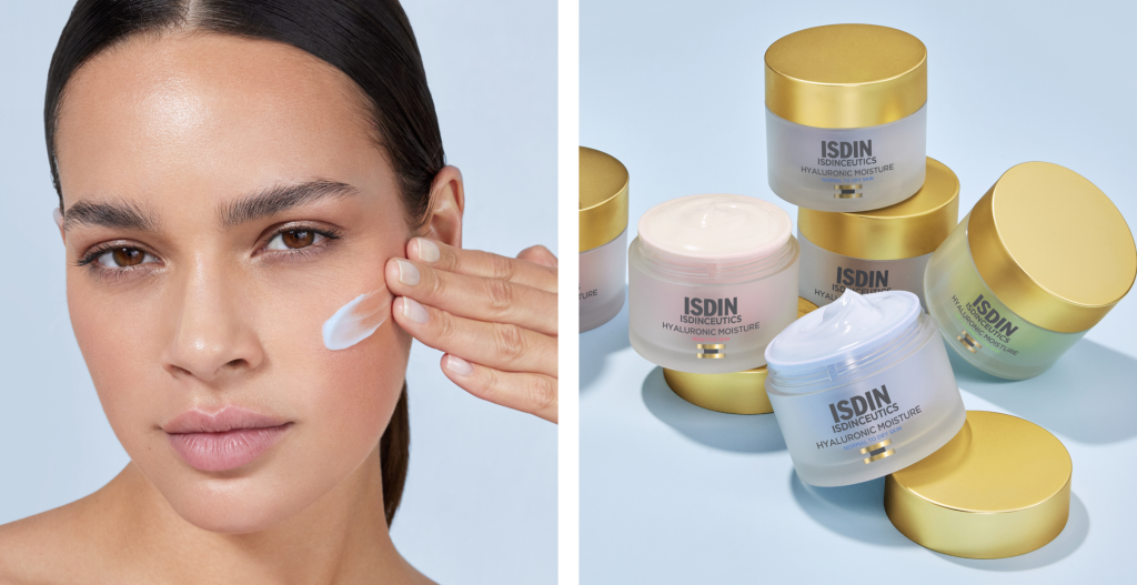 Moisturizers with hyaluronic acid